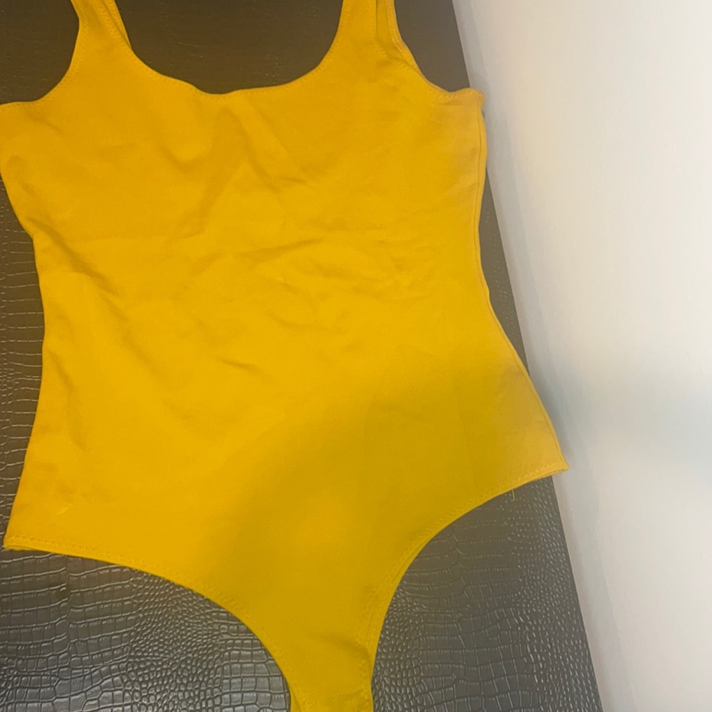 Shine Star (bodysuit) mustard yellow